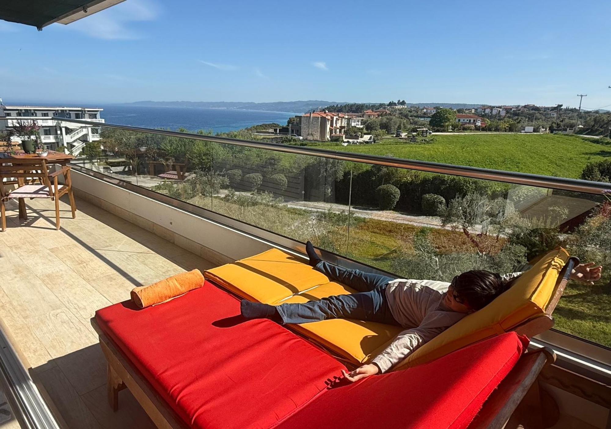 Villa Evita , Penthouse, 53M2 ,Athytos 450M From The Beach Áfitosz Kültér fotó